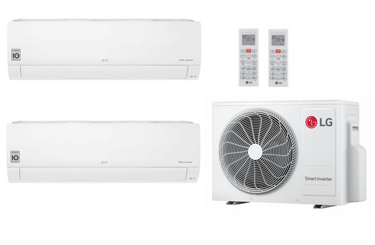 Multi Split Klimaanlage LG Standard 2,1 kW + 3,5 kW mit 4,1/4,7 kW Außengerät