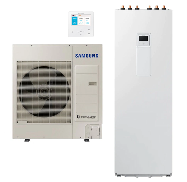 Samsung EHS SPLIT ClimateHub 9 kW R32 – 260 L, 380-415 V