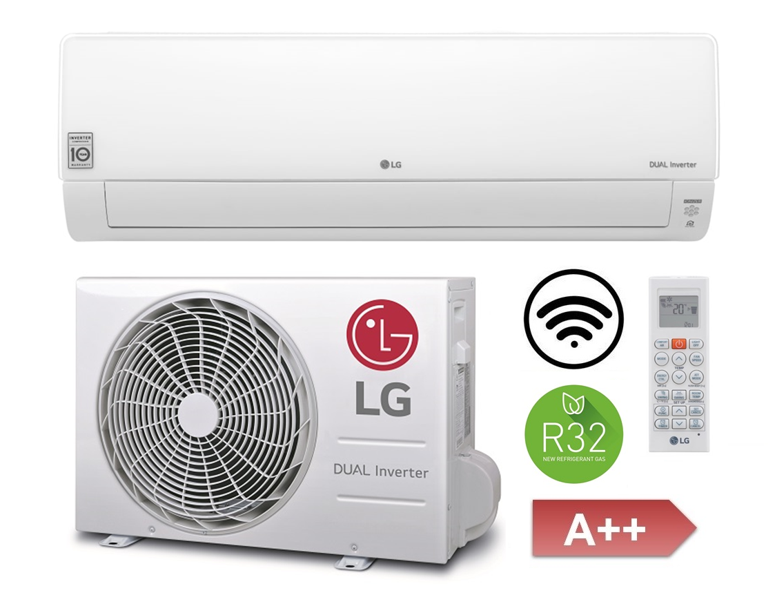 Split Klimaanlage LG Deluxe 2,5 kW WiFi UV-Nano