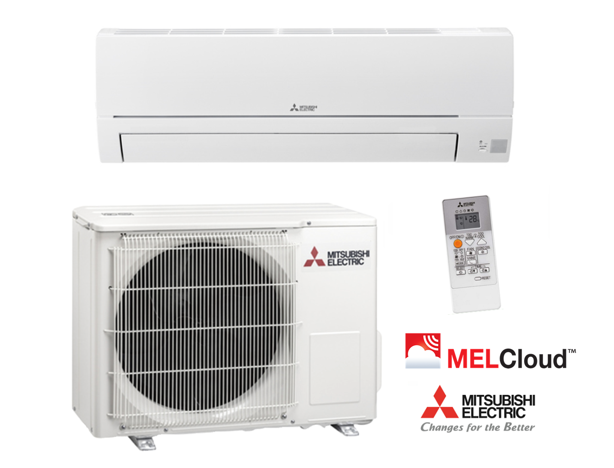 Mitsubishi Split Klimaanlage 3,5 kW MSZ-HR35VFK WiFi