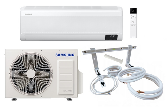 Samsung Split Klimaanlage WindFree™ Elite 2,5 kW mit optionalem Montageset 3–12 m