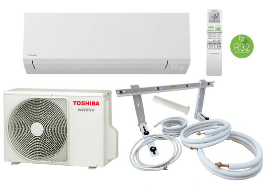 Toshiba Shorai Edge 7.0 kW Split-Klimaanlage + optionales Montageset